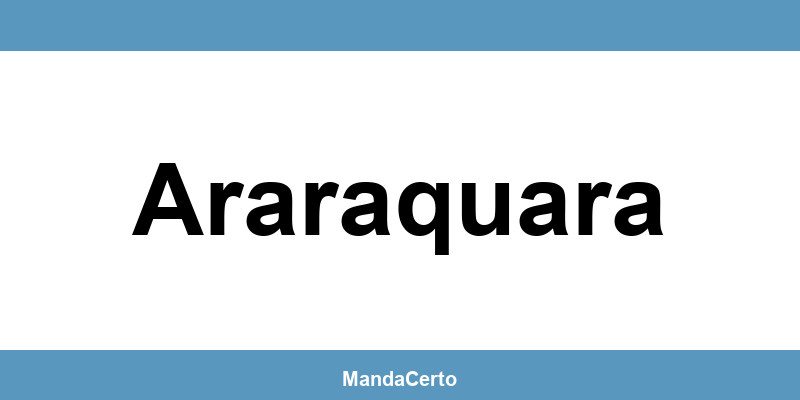 Telefone da agência dos Correios em Araraquara