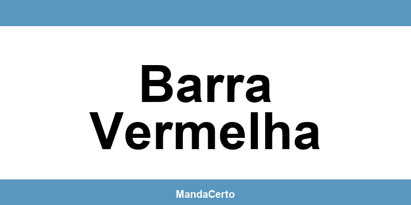 Telefone da agência dos Correios em Barra Vermelha