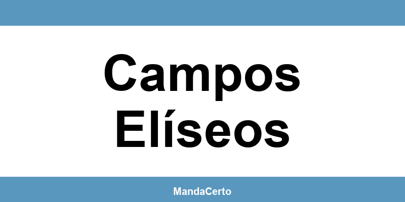 Telefone da agência dos Correios em Campos Elíseos