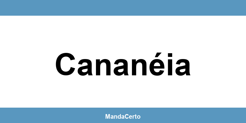 Telefone da agência dos Correios em Cananéia