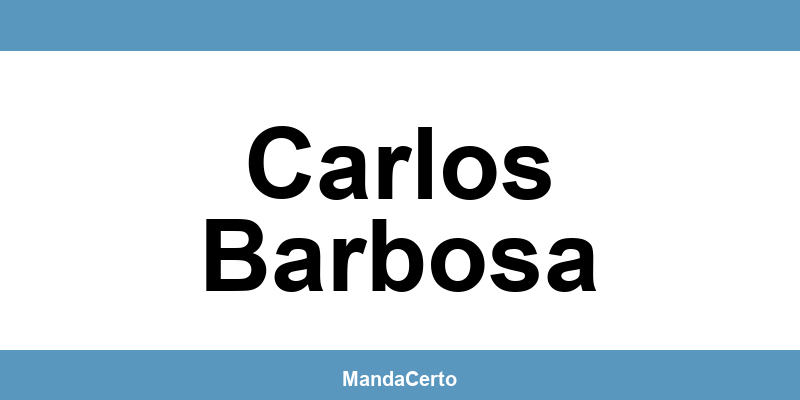 Telefone da agência dos Correios em Carlos Barbosa