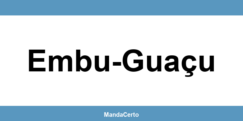 Telefone da agência dos Correios em Embu-Guaçu
