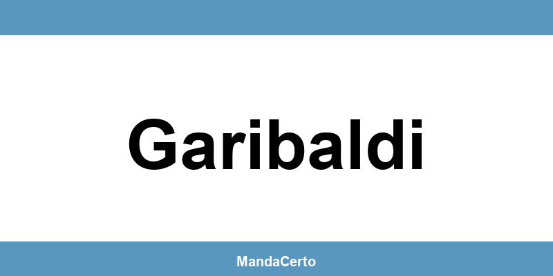 Telefone da agência dos Correios em Garibaldi