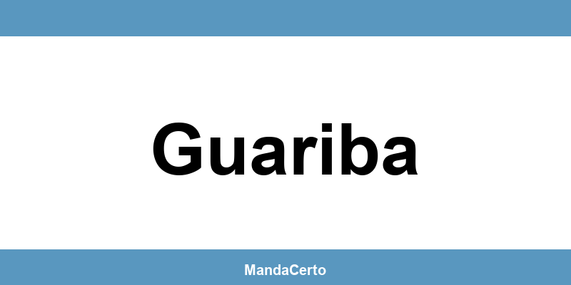 Telefone da agência dos Correios em Guariba