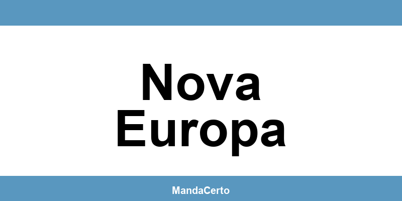 Telefone da agência dos Correios em Nova Europa