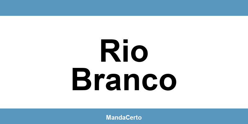 Telefone da agência dos Correios em Rio Branco