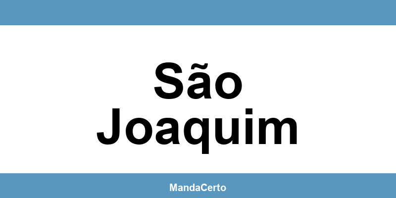 Telefone da agência dos Correios em São Joaquim