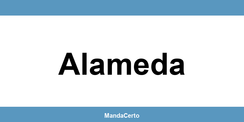 Telefone da agência dos Correios em Alameda