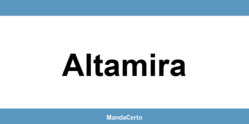 Telefone da agência dos Correios em Altamira