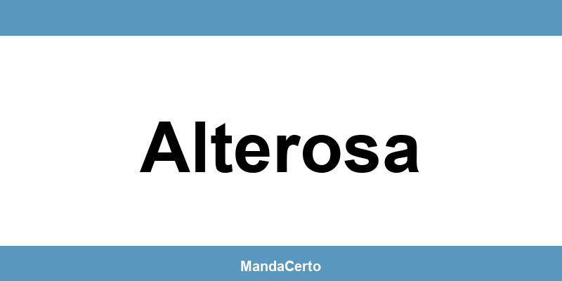 Telefone da agência dos Correios em Alterosa