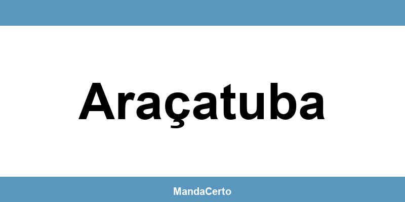 Telefone da agência dos Correios em Araçatuba