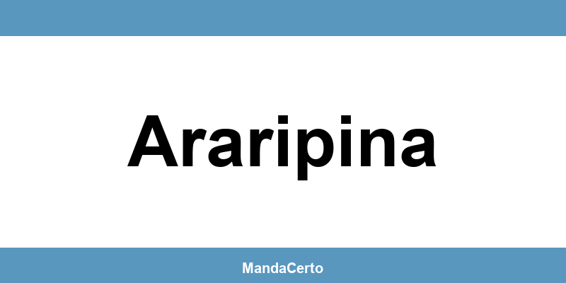 Telefone da agência dos Correios em Araripina
