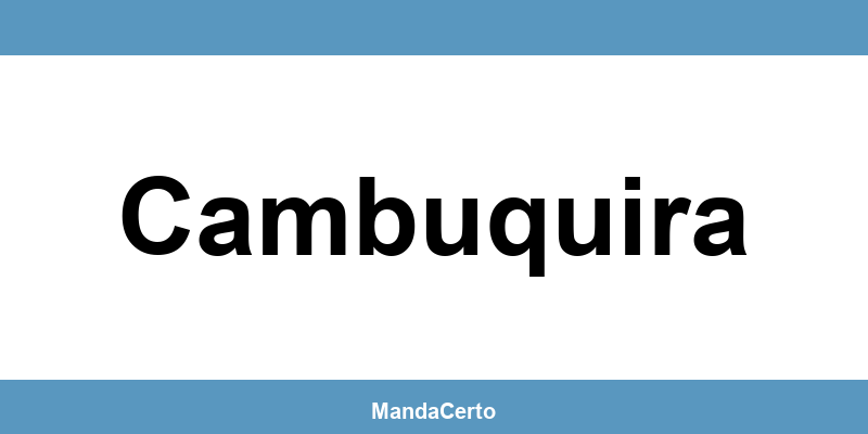 Telefone da agência dos Correios em Cambuquira