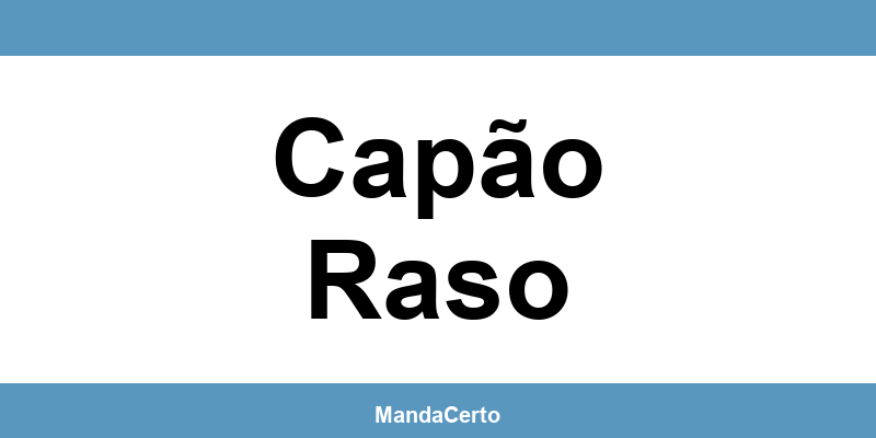 Telefone da agência dos Correios em Capão Raso
