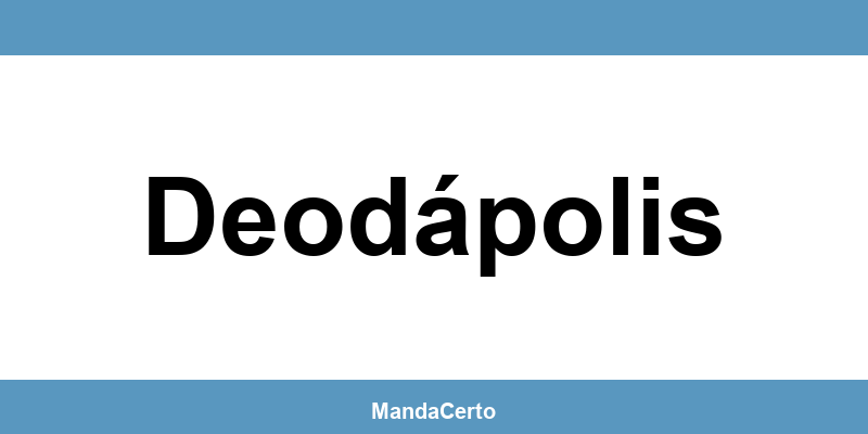Telefone da agência dos Correios em Deodápolis