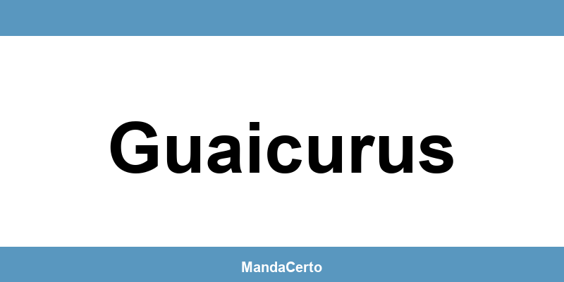 Telefone da agência dos Correios em Guaicurus