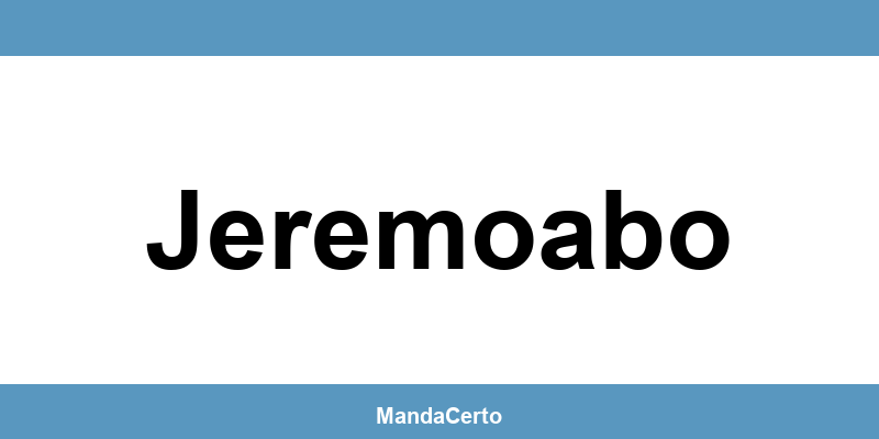 Telefone da agência dos Correios em Jeremoabo