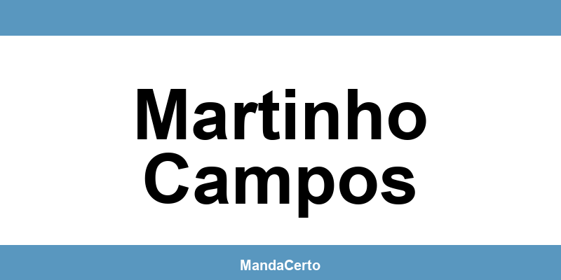Telefone da agência dos Correios em Martinho Campos