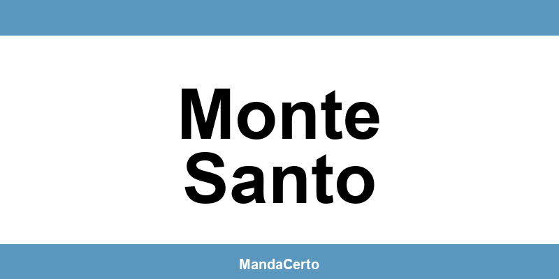 Telefone da agência dos Correios em Monte Santo