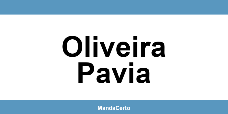 Telefone da agência dos Correios em Oliveira Pavia