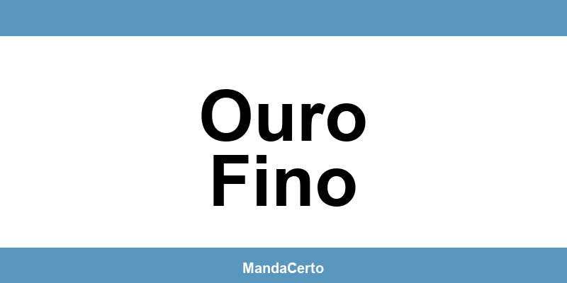 Telefone da agência dos Correios em Ouro Fino