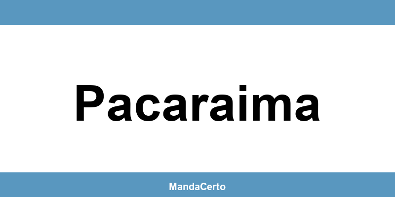 Telefone da agência dos Correios em Pacaraima