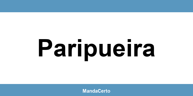 Telefone da agência dos Correios em Paripueira