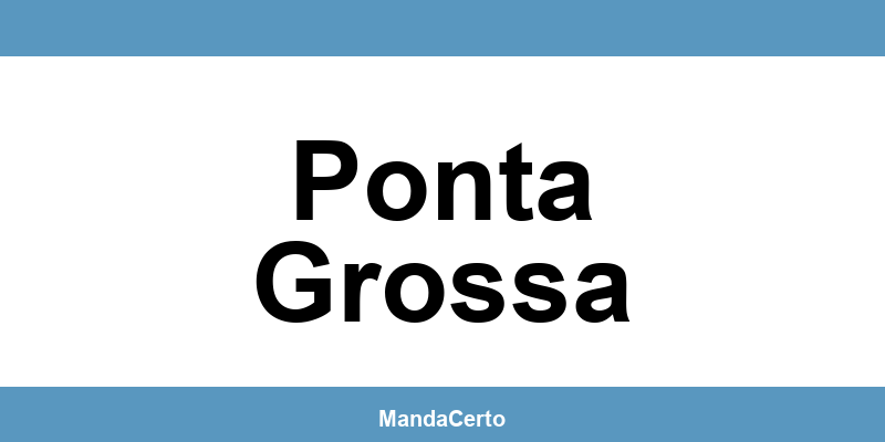 Telefone da agência dos Correios em Ponta Grossa