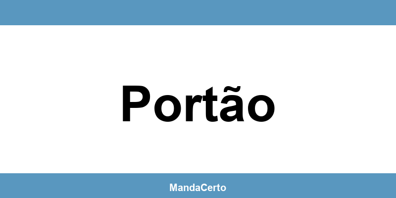 Telefone da agência dos Correios em Portão