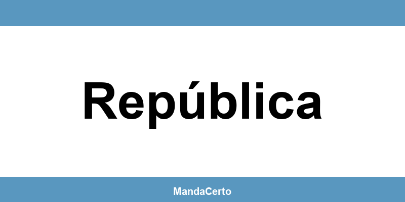 Telefone da agência dos Correios em República
