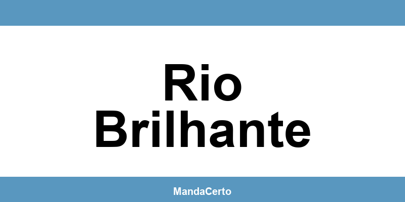 Telefone da agência dos Correios em Rio Brilhante