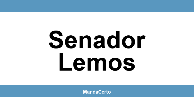Telefone da agência dos Correios em Senador Lemos