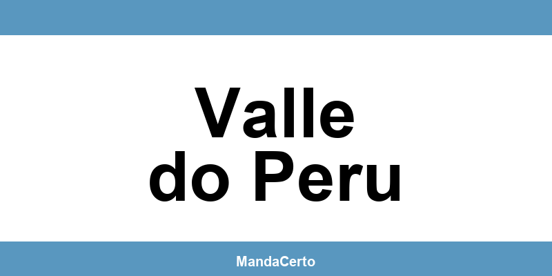 Telefone da agência dos Correios em Valle do Peru
