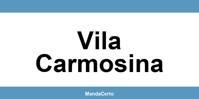 Telefone da agência dos Correios em Vila Carmosina