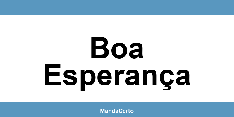 Telefone da agência dos Correios em Boa Esperança