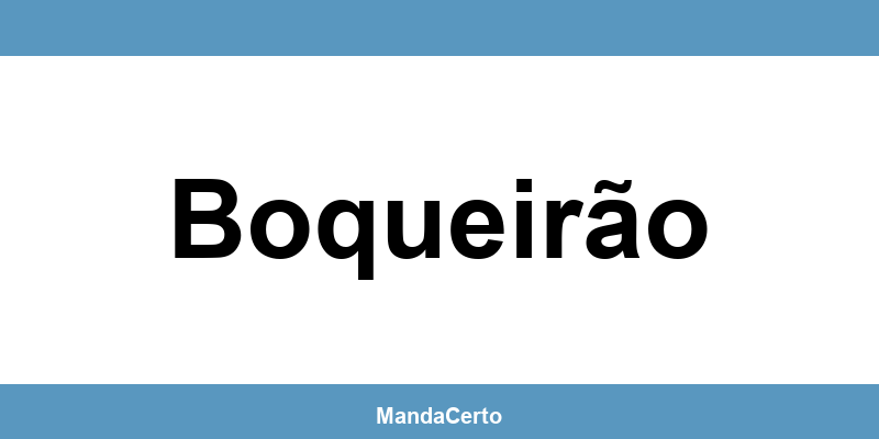Telefone da agência dos Correios em Boqueirão