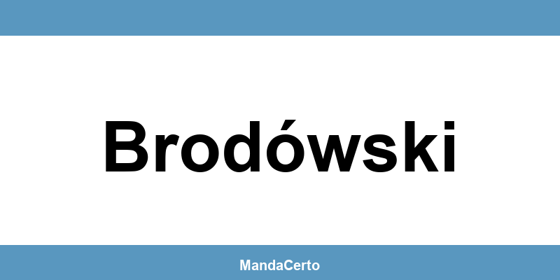 Telefone da agência dos Correios em Brodówski