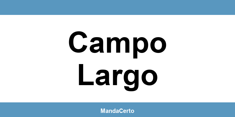 Telefone da agência dos Correios em Campo Largo