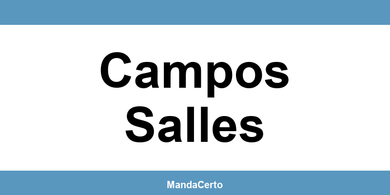 Telefone da agência dos Correios em Campos Salles