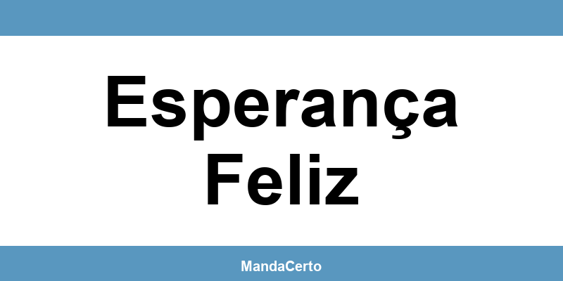Telefone da agência dos Correios em Esperança Feliz