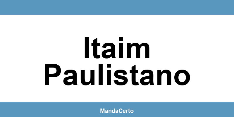 Telefone da agência dos Correios em Itaim Paulistano