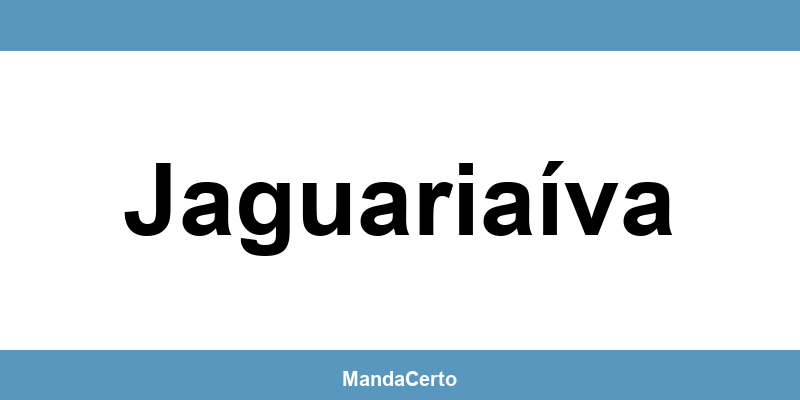 Telefone da agência dos Correios em Jaguariaíva