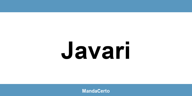 Telefone da agência dos Correios em Javari