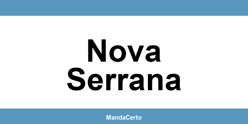 Telefone da agência dos Correios em Nova Serrana