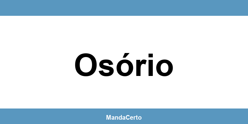 Telefone da agência dos Correios em Osório