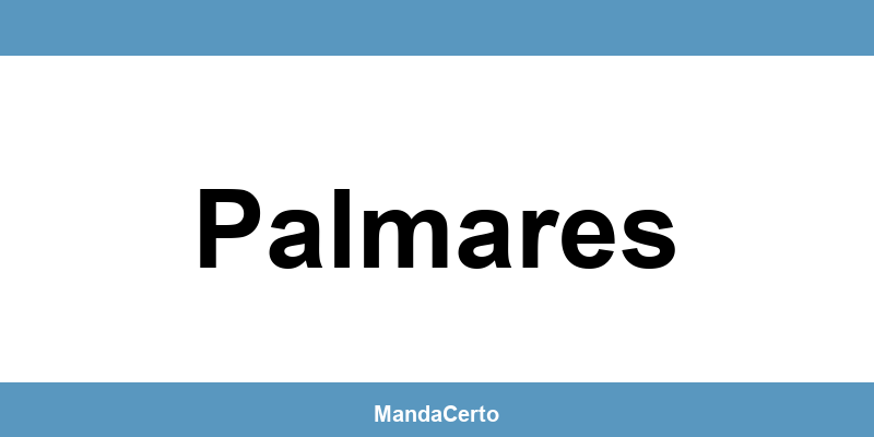 Telefone da agência dos Correios em Palmares