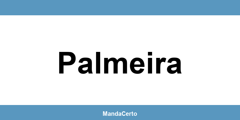 Telefone da agência dos Correios em Palmeira