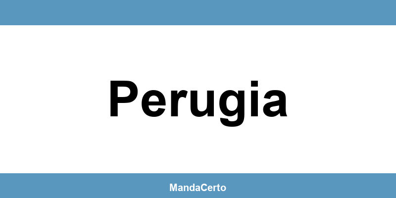 Telefone da agência dos Correios em Perugia