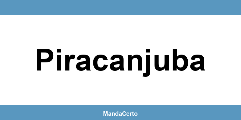 Telefone da agência dos Correios em Piracanjuba