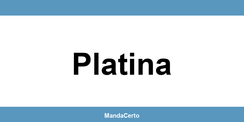 Telefone da agência dos Correios em Platina